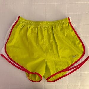 Nike Bright Yellow Running Shorts